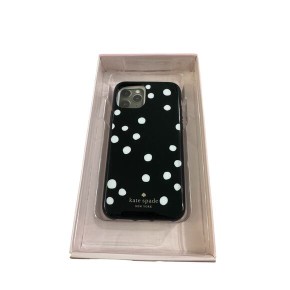 Kate Spade Black and white Polka Dots Iphone 11 Pro Case - Picture 5 of 9